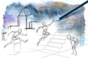 Workshop Bild: Kunstgruppe (mittwochs): Kunst ohne Ende